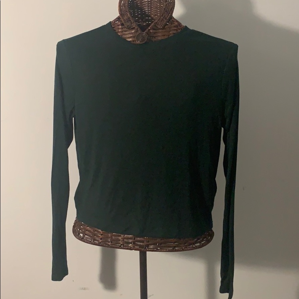 *FINAL SALE* ❗️ H&M Basic Green Long sleeve tee